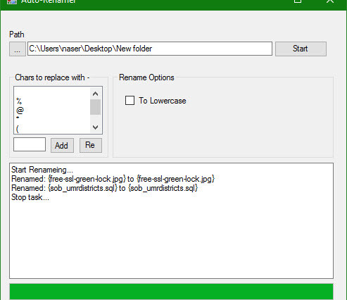 bulk rename files in windows